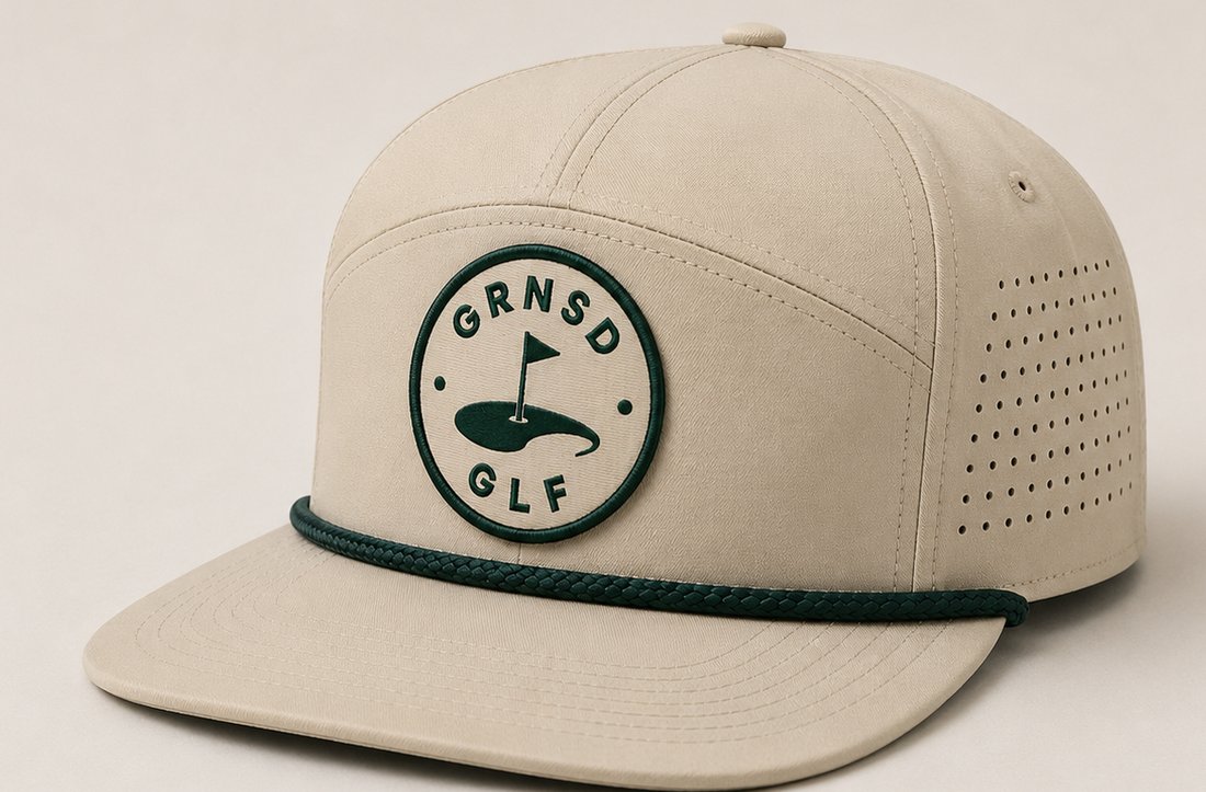 GRNSD GLF Fairway Cap in cream